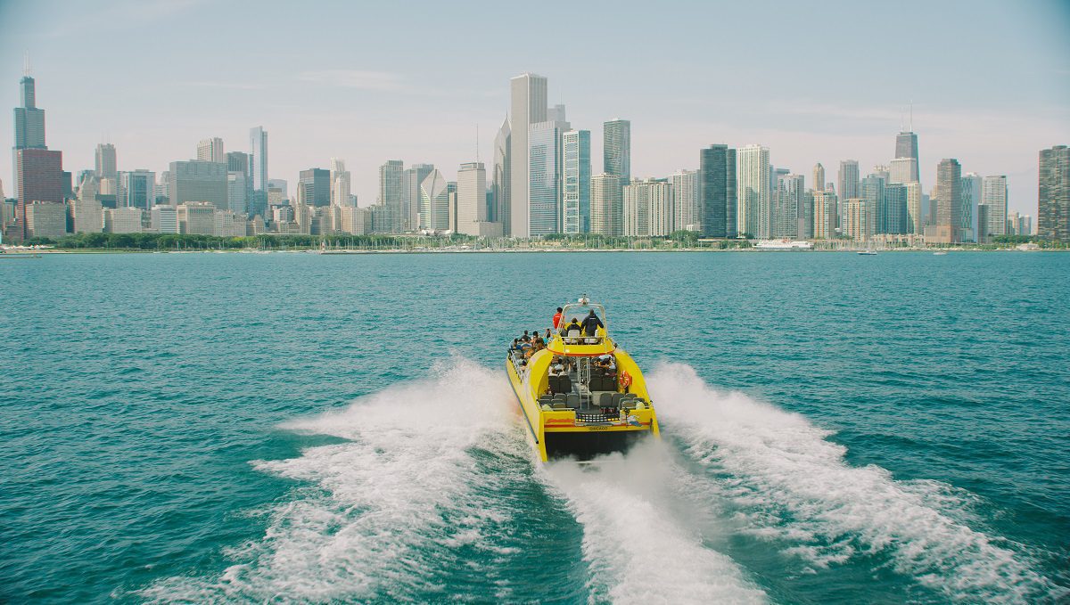 Navy Pier Boating Action Photo